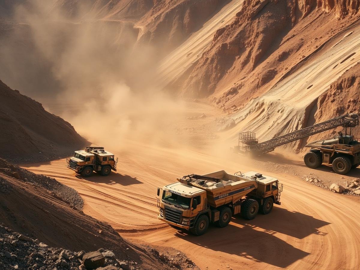 mining sector — Equipment and spares for mines and heavy industry.