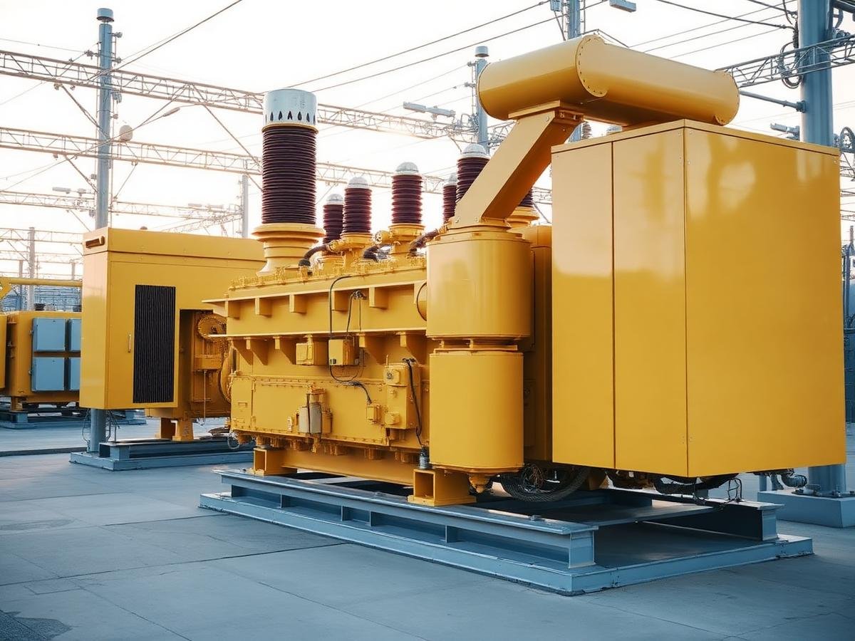 energy sector — Electrical infrastructure and utility equipment.