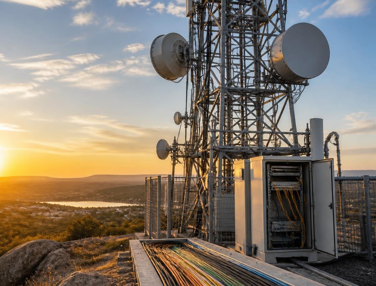 telecoms sector — Network infrastructure, power and connectivity hardware.