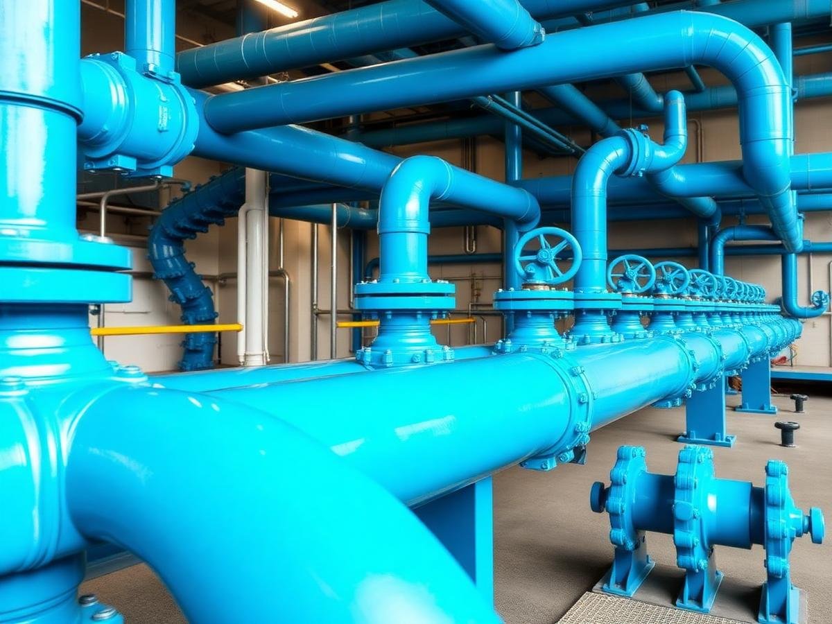 water sector — Products for abstraction, treatment and distribution.